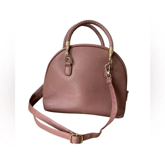 Crossi Dusty Rose Vegan Pebbled Leather Like new condition - Picture 3 of 12